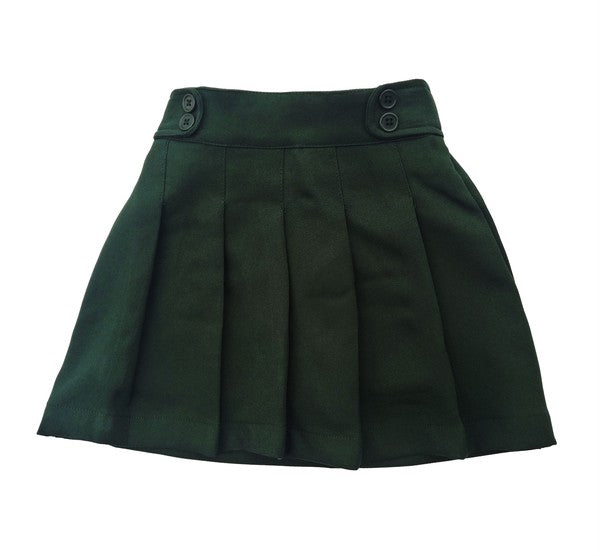 Girl's Hunter Green Uniform Skirts Scooter 4/5-16