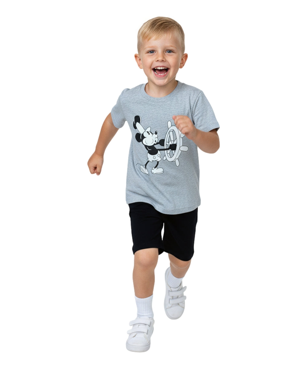Boys Mouse Short Set Grey BS2480
