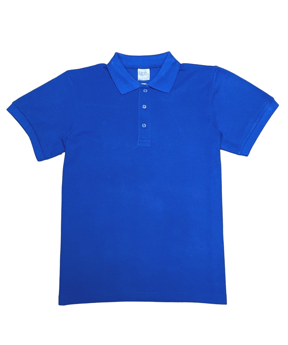 Boy's Premium Quality Pique Polo Uniform Shirt Short Sleeve White  5-18 BSU01