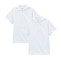 Boy's Premium Quality Pique Polo Uniform Shirt Short Sleeve Red 2Pack 5-18 BSU01