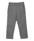 Boys Uniform Pants – Classic Flat Front School Dress Pants with Adjustable Waist, Durable Twill, Khaki  BU02