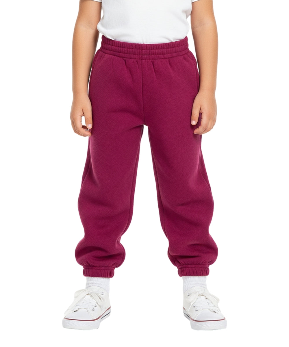 Fleece Pull On Sweatpants  BUF20 Burgundy