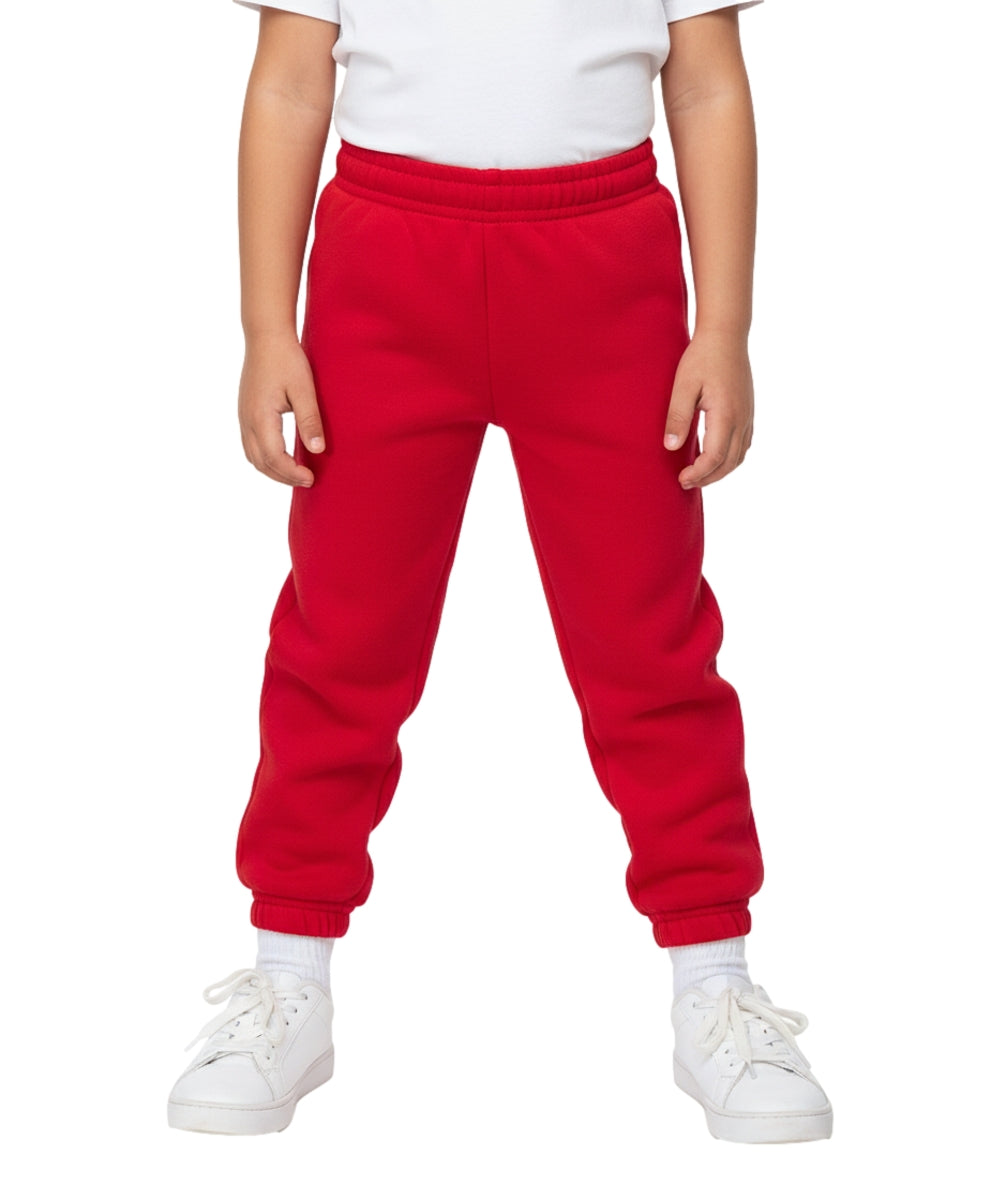 Fleece Pull On Sweatpants  BUF20 Red