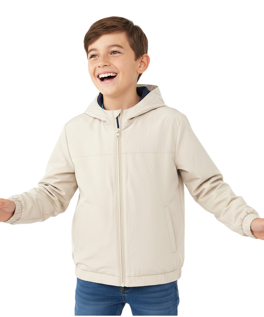 Boys Windbreaker Jacket Navy, White, Khaki BJ402