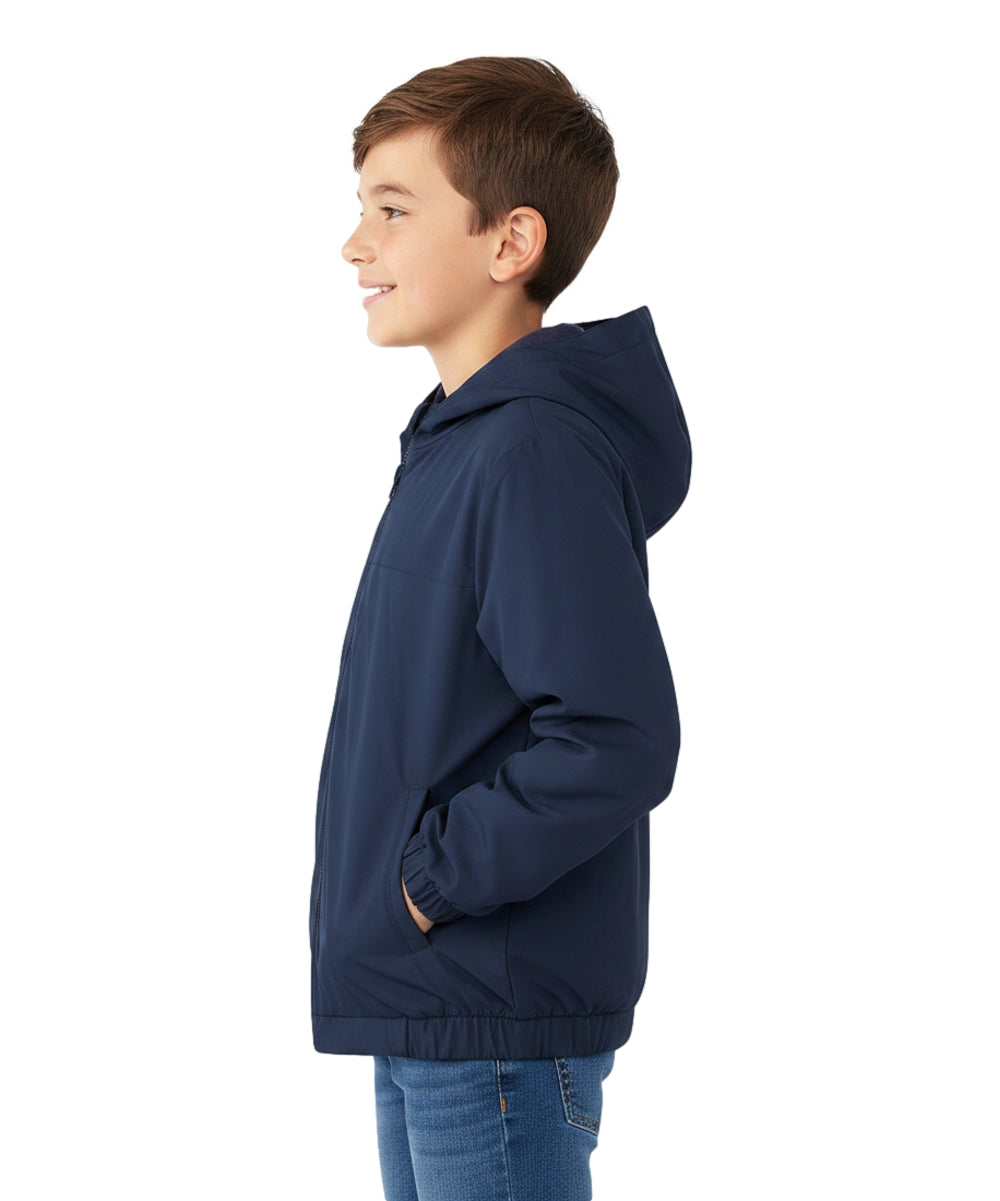 Boys Windbreaker Jacket Navy, White, Khaki BJ402