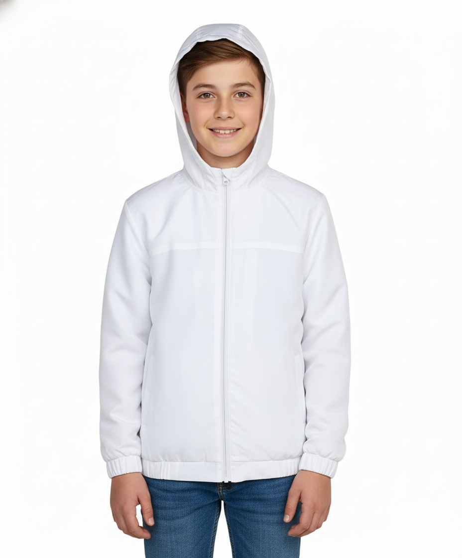 Boys Windbreaker Jacket Navy, White, Khaki BJ402