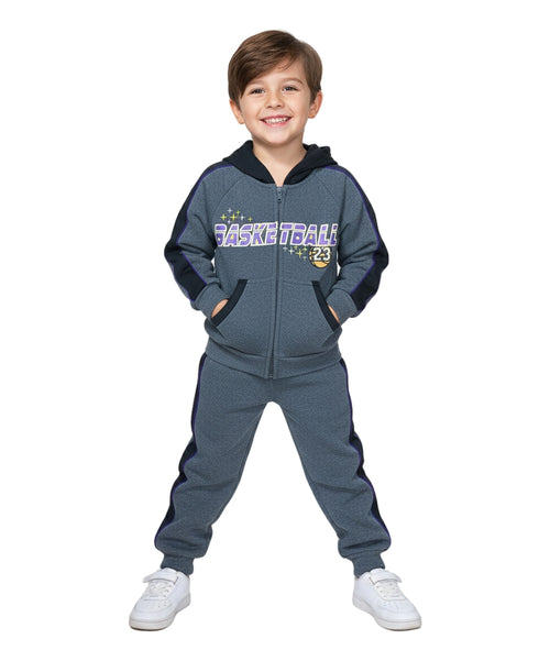 Boy Basketball 23 Tracksuit Charcoal BW2460