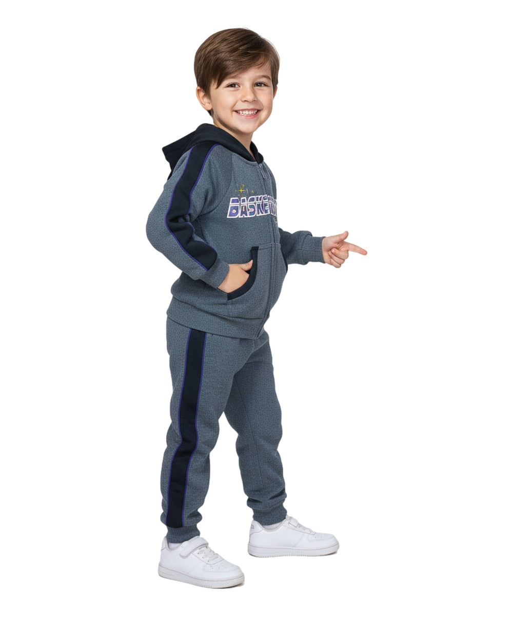 Boy Basketball 23 Tracksuit Charcoal BW2460
