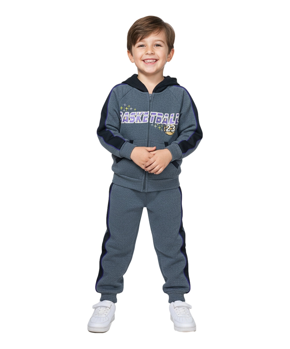 Boy Basketball 23 Tracksuit Charcoal BW2460