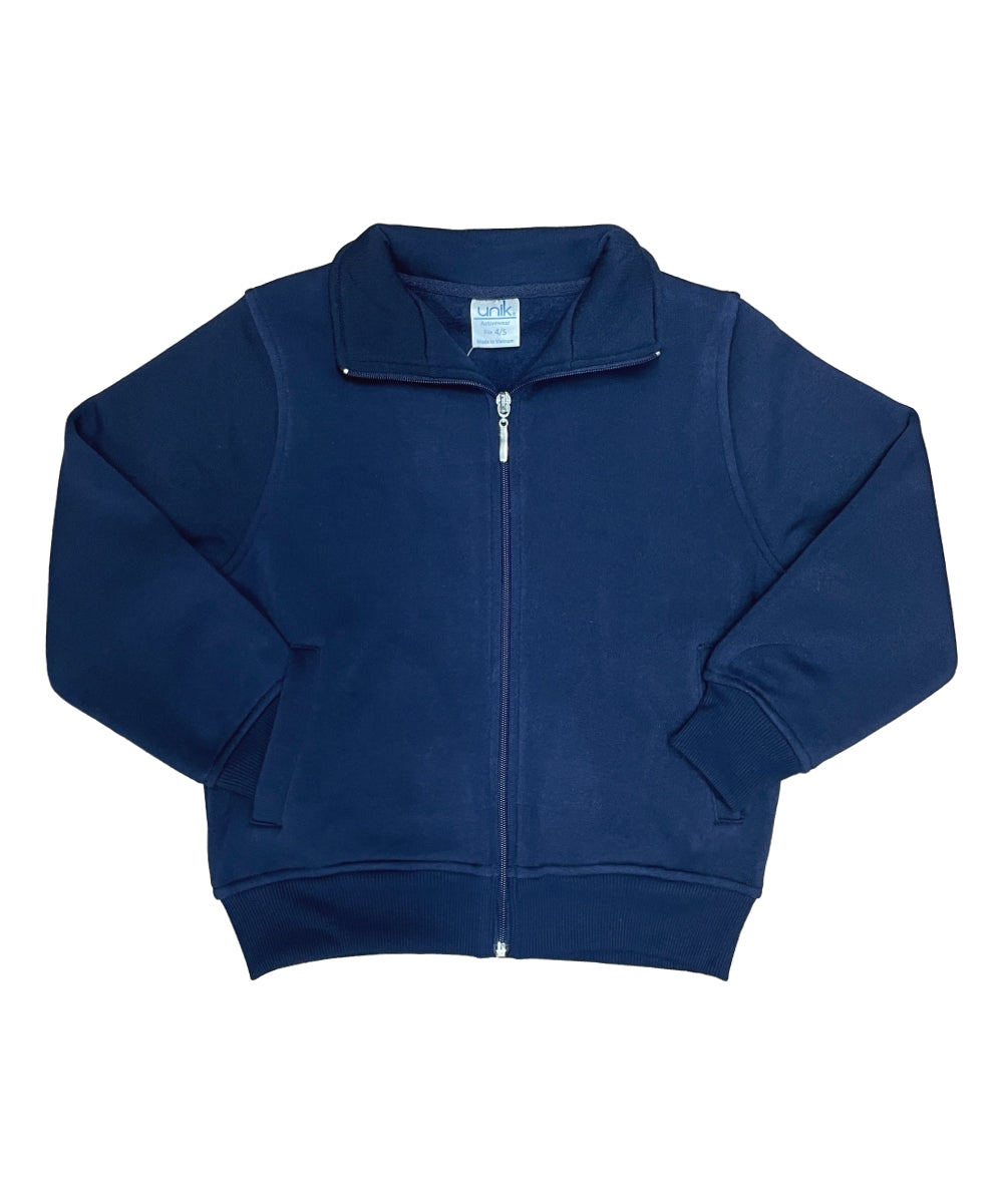 Boys and Girls Premium Fleece Zip Up Sweater BWU12