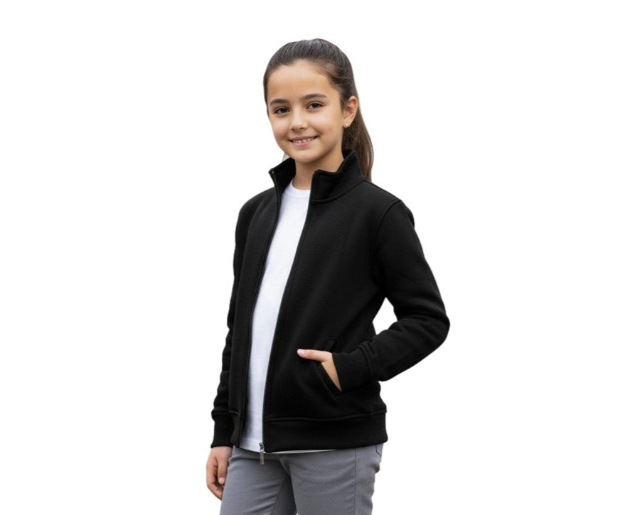 Girls and Boys Premium Fleece Zip Up Sweater BWU12