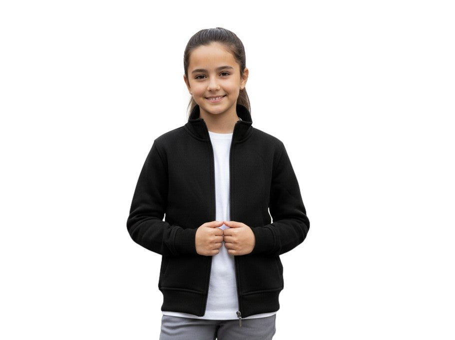 Girls and Boys Premium Fleece Zip Up Sweater BWU12