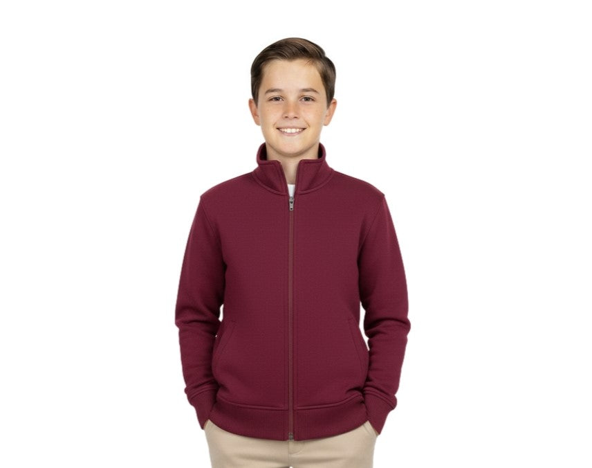 Boys and Girls Premium Fleece Zip Up Sweater BWU12