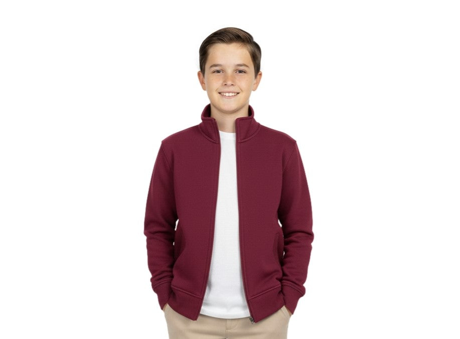 Boys and Girls Premium Fleece Zip Up Sweater BWU12
