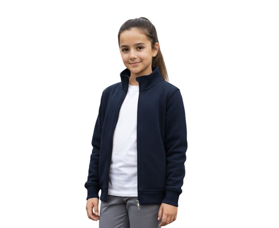 Girls and Boys Premium Fleece Zip Up Sweater BWU12