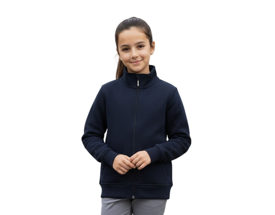 Girls and Boys Premium Fleece Zip Up Sweater BWU12
