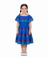 Girl's Royal X Traditional Mexican Cinco De Mayo Fiesta Dress 2-14