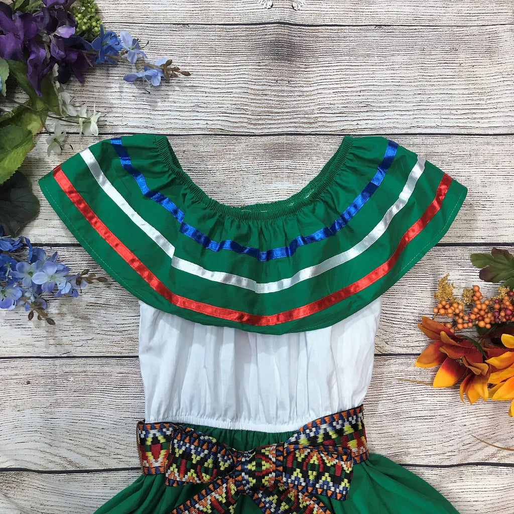 unik Girl's Fancy Traditional Mexican Cinco De Mayo Fiesta Dress Size unik Retail unik Girl's Fancy Traditional Mexican Cinco De Mayo Fiesta Dress Size unik Retail