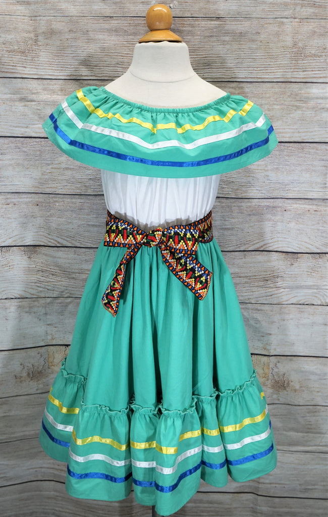 unik Girl's Fancy Traditional Mexican Cinco De Mayo Fiesta Dress Size unik Retail unik Girl's Fancy Traditional Mexican Cinco De Mayo Fiesta Dress Size unik Retail
