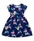 Tropical Fun Floral Cotton Dress Mint Paradise DR2237