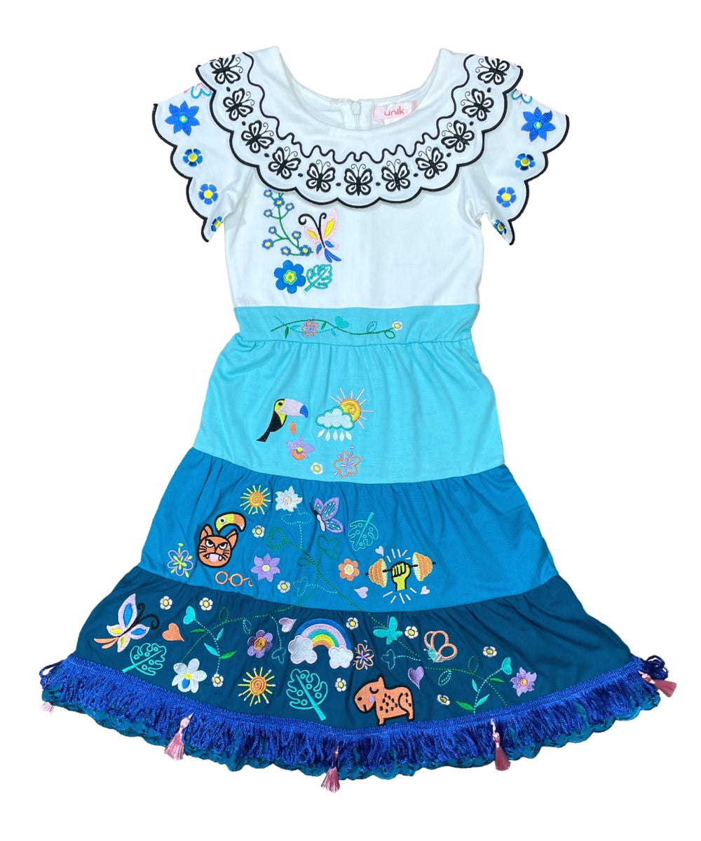 Unik Embroidered Butterfly Dreams Magical Dress DR2245