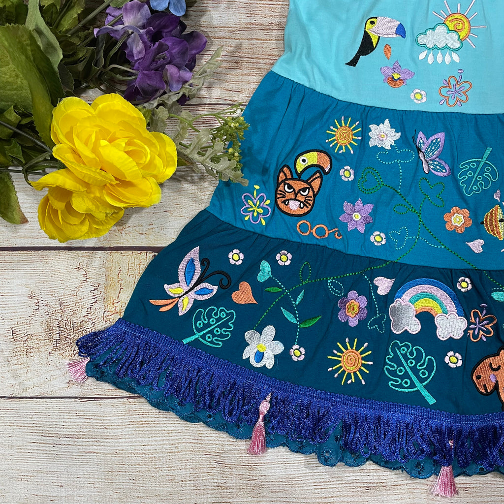 Unik Embroidered Butterfly Dreams Magical Dress DR2245