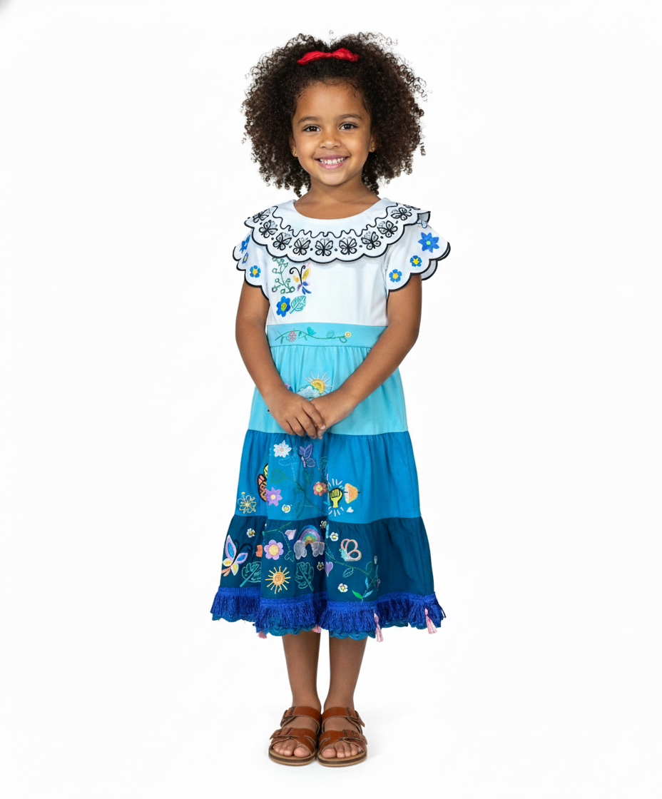 Unik Embroidered Butterfly Dreams Magical Dress DR2245