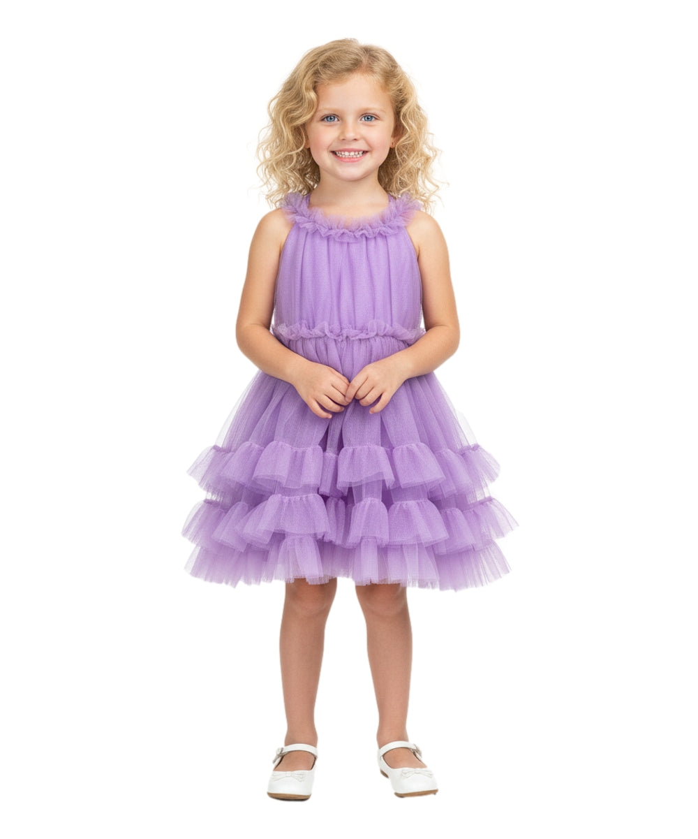 unik Girl Tulle Layered  Fancy Dress Size 4-10