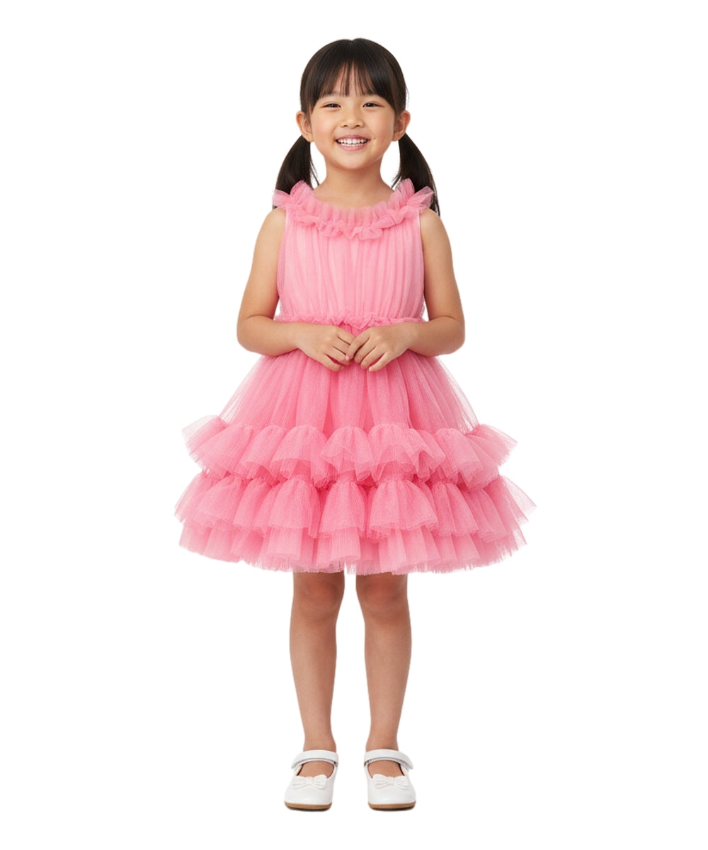 unik Girl Tulle Layered  Fancy Dress Size 4-10