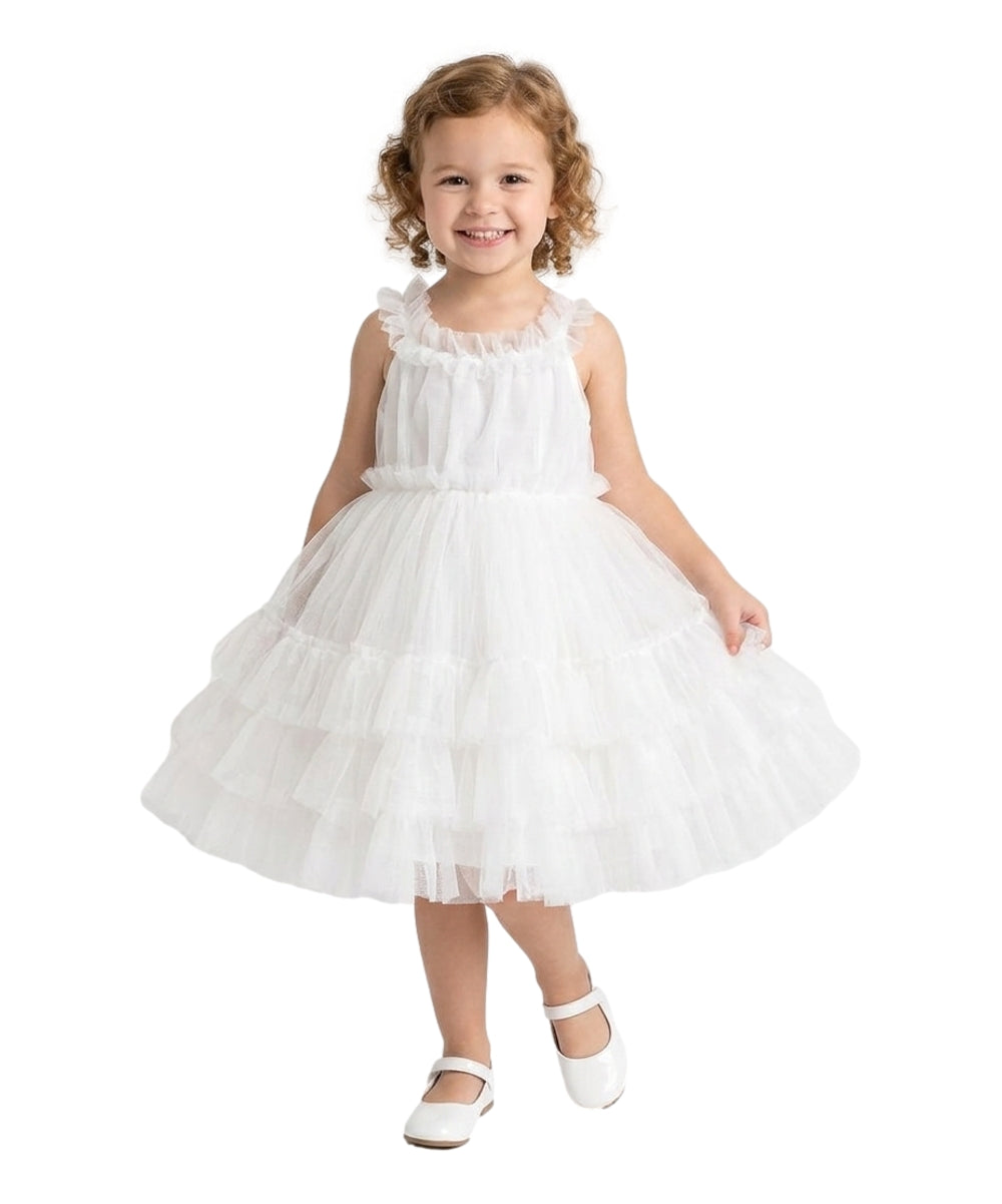 unik Girl Tulle Layered  Fancy Dress Size 4-10
