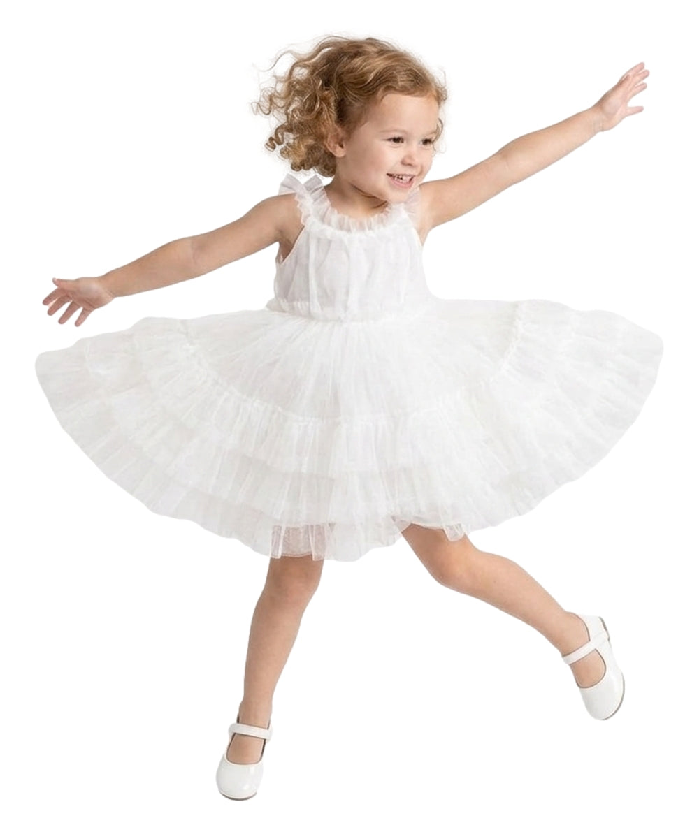 unik Girl Tulle Layered  Fancy Dress Size 4-10