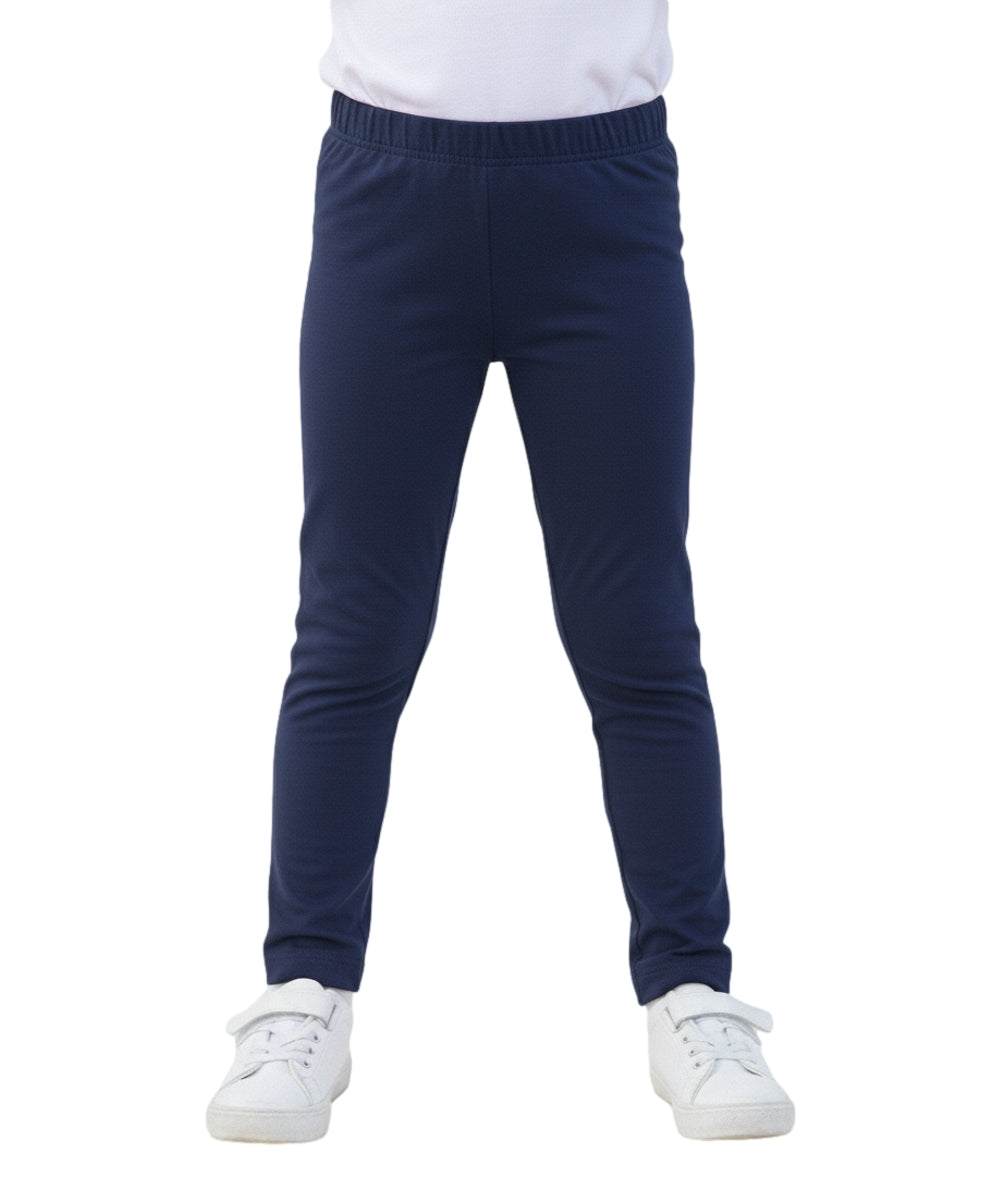 Unik Girl Cotton Leggings Pack of 6 Navy GB700