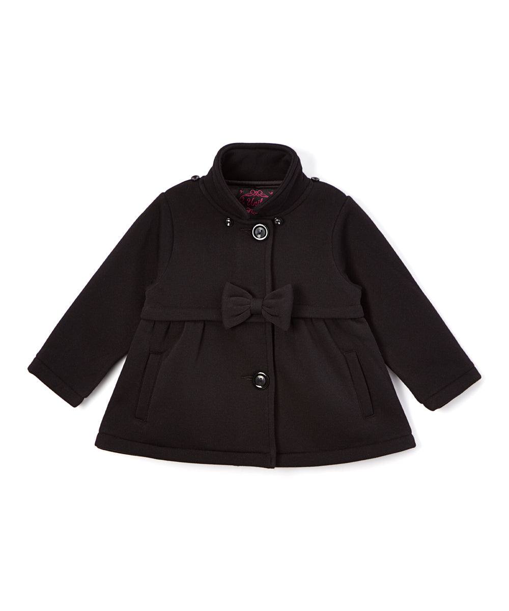 Fancy Baby and Toddler Pea Coat With Bow Red GJ16111