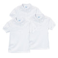 Girl's High Quality Soft Uniform Short Sleeves Polo Shirt Red 5-18 GSU01 3 Pack