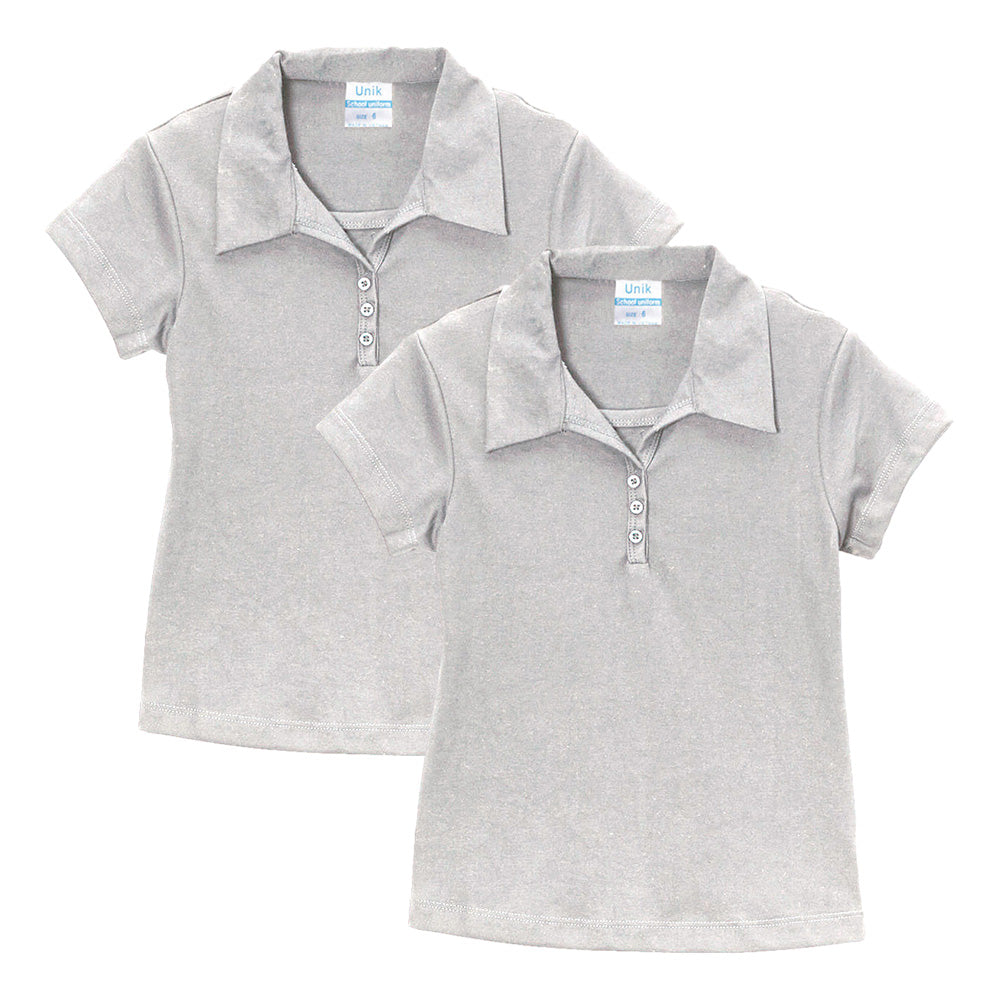 Girl's Uniform Triple Buttons Burgundy 5-18 GSU02 2 Pack