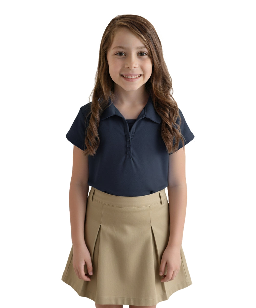 Girl's Uniform Triple Buttons Navy 5-18 GSU02 2 Pack