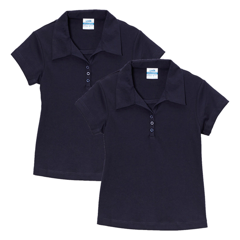 Girl's Uniform Triple Buttons Burgundy 5-18 GSU02 2 Pack