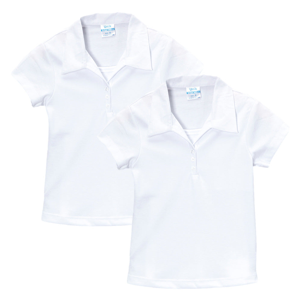 Girl's Uniform Triple Buttons Burgundy 5-18 GSU02 2 Pack