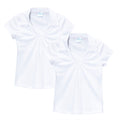 Girl's Uniform V-Neck Collar Blouse Navy 2Pack  5-18 GSU03