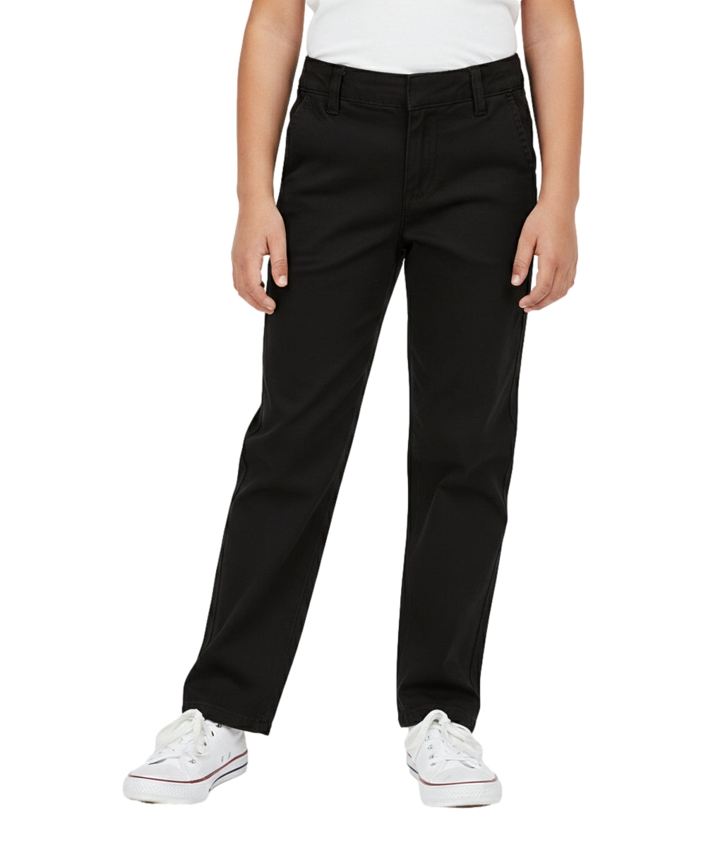 Girls' Classic Uniform Pants With Adjustable Waist Khaki, Navy, Black GU04