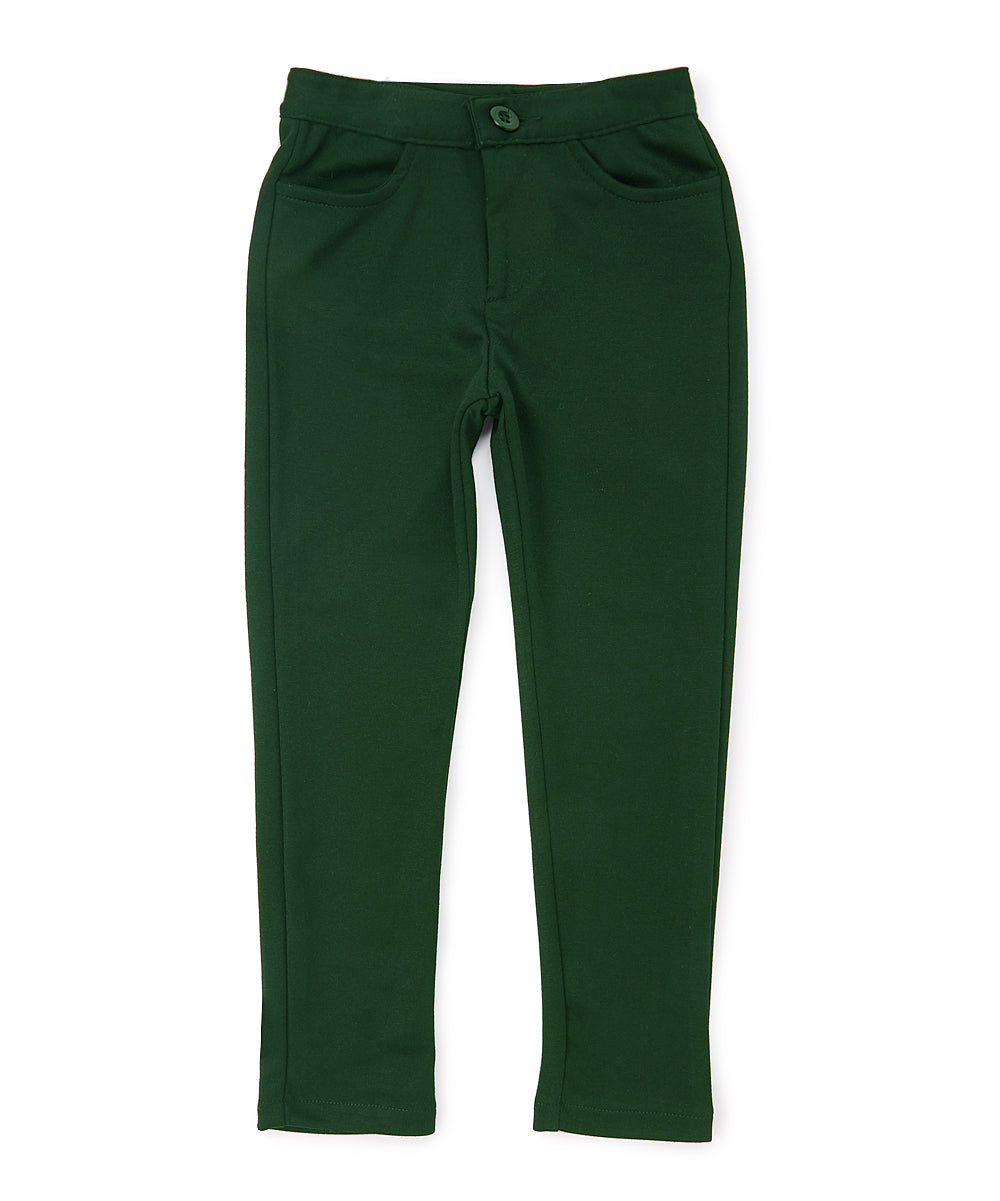 Girl Premium Stretch Pants Everyday Wear or Uniform  Regular and Plus/Half Sizes 4-16.5