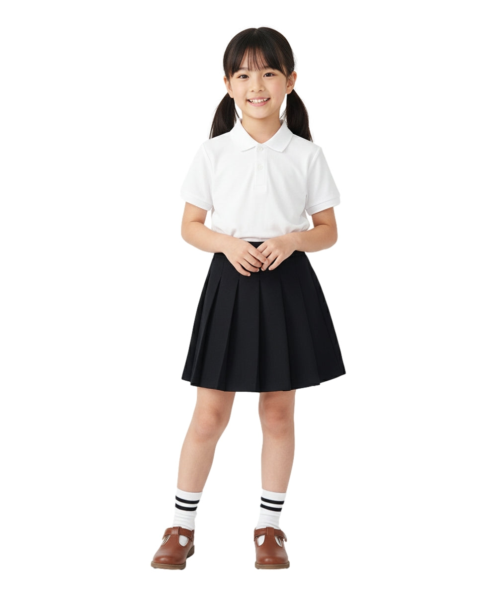 Girl's Khaki, Navy, Black, Hunter Green Uniform Skirts Scooter 4/5-16