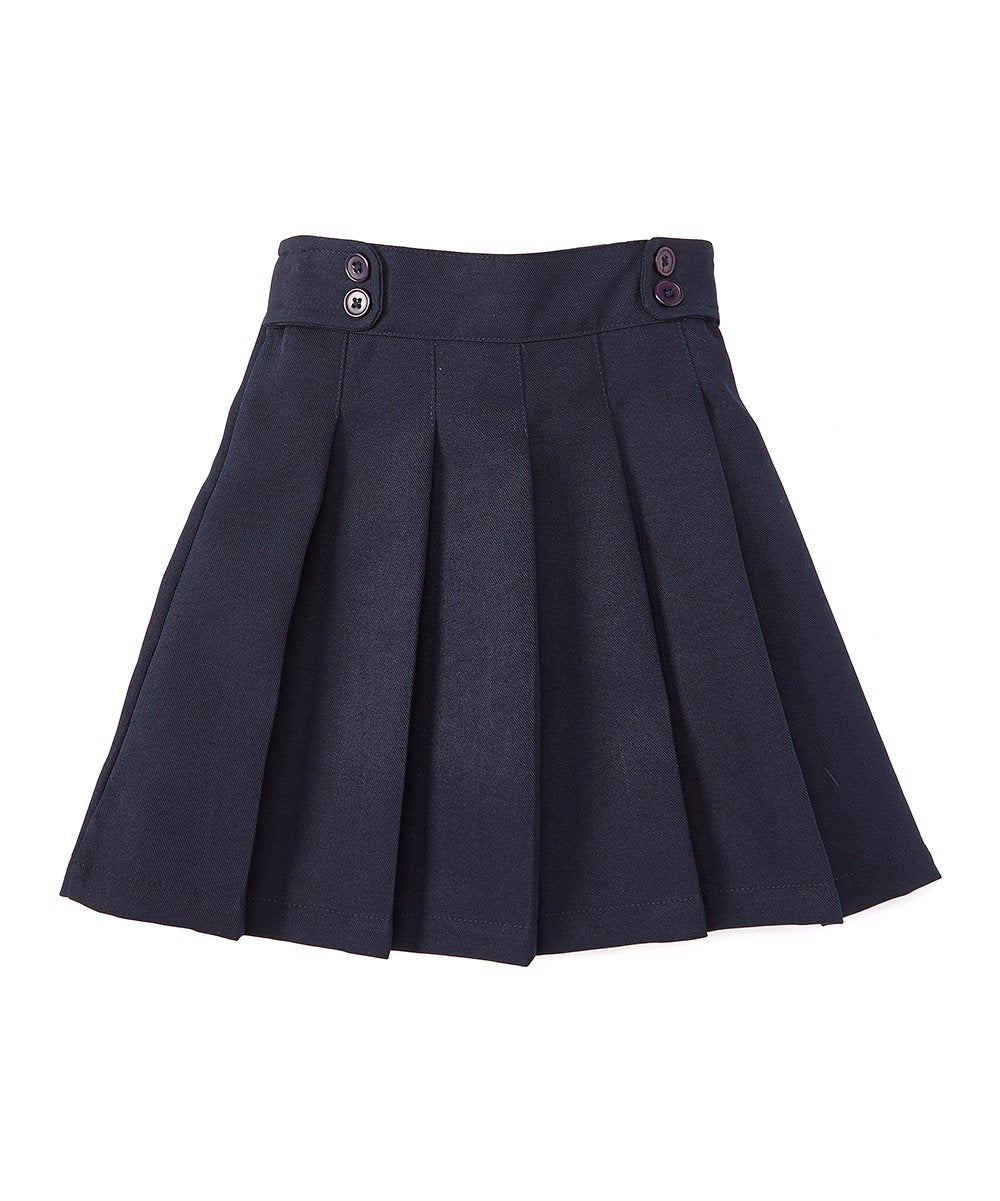 Girl's Khaki, Navy, Black, Hunter Green Uniform Skirts Scooter 4/5-16