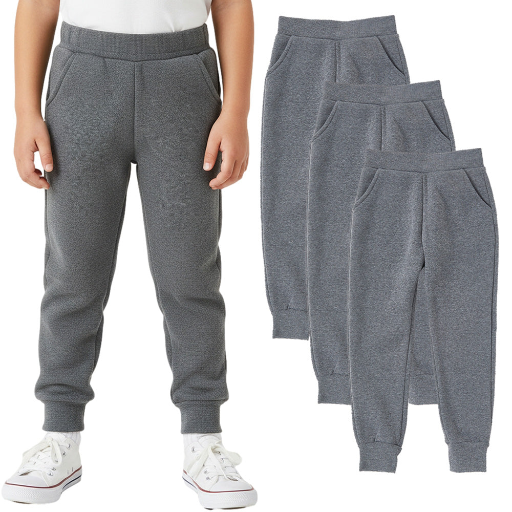 Girls Fleece Everyday Wear Jogger Sweatpants 3Packs GUF21