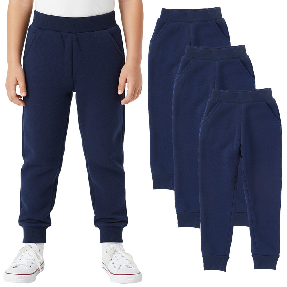Girls Fleece Everyday Wear Jogger Sweatpants 3Packs GUF21