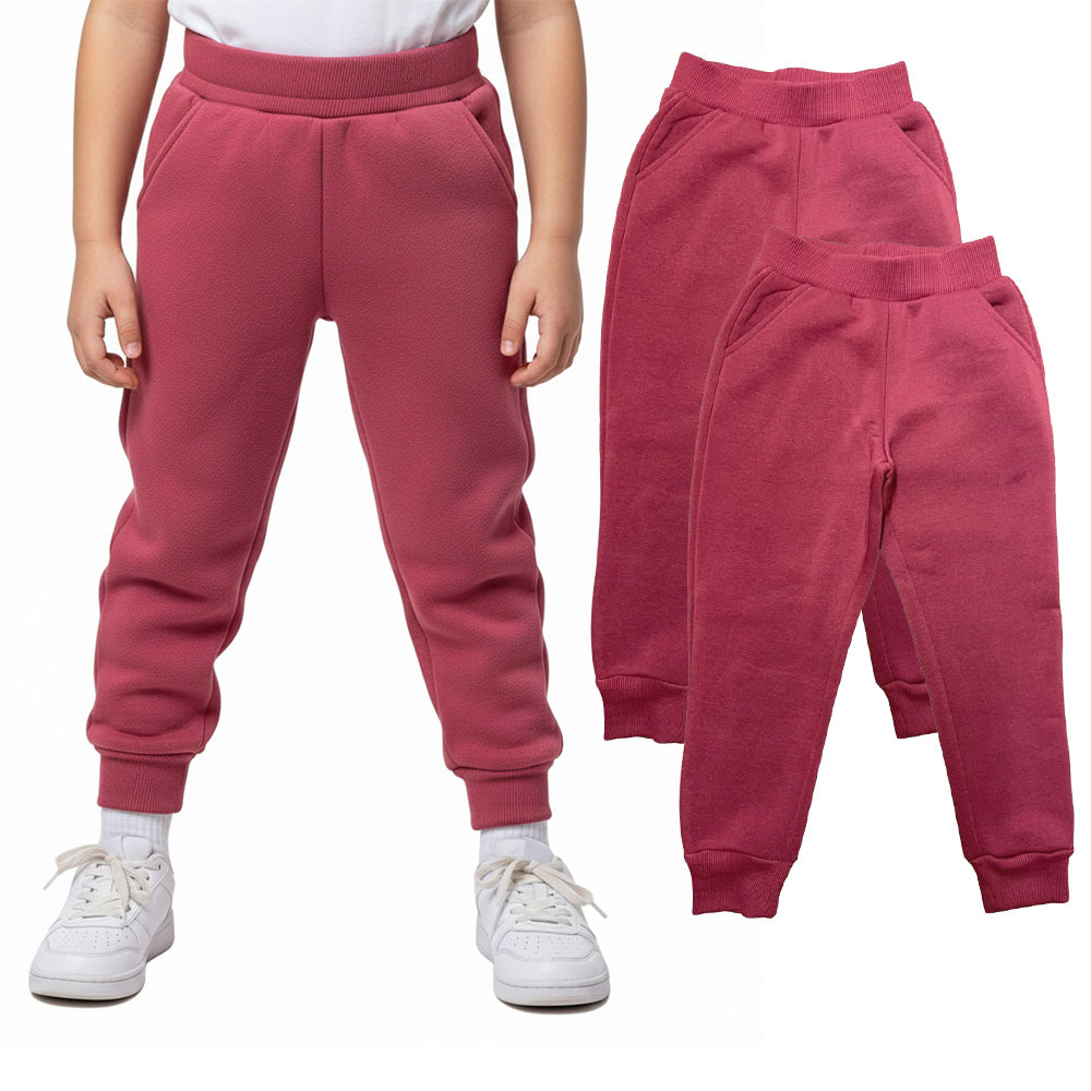 Girls Fleece Everyday Wear Jogger Sweatpants 2Packs GUF21
