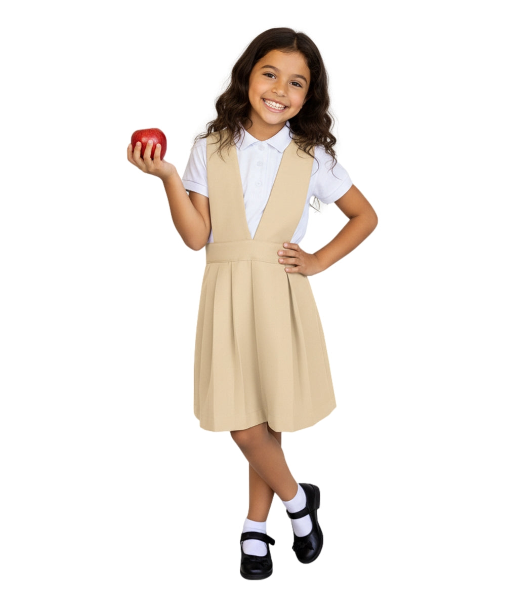 Pleated Uniform Jumper Navy and Khaki  GUJ10
