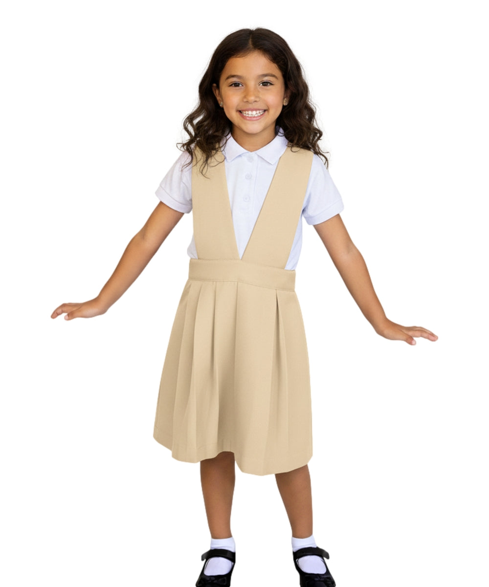 Pleated Uniform Jumper Navy and Khaki  GUJ10