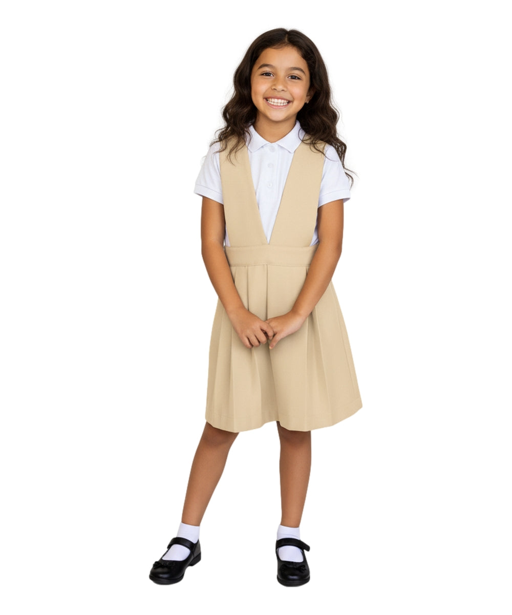 Pleated Uniform Jumper Navy and Khaki  GUJ10