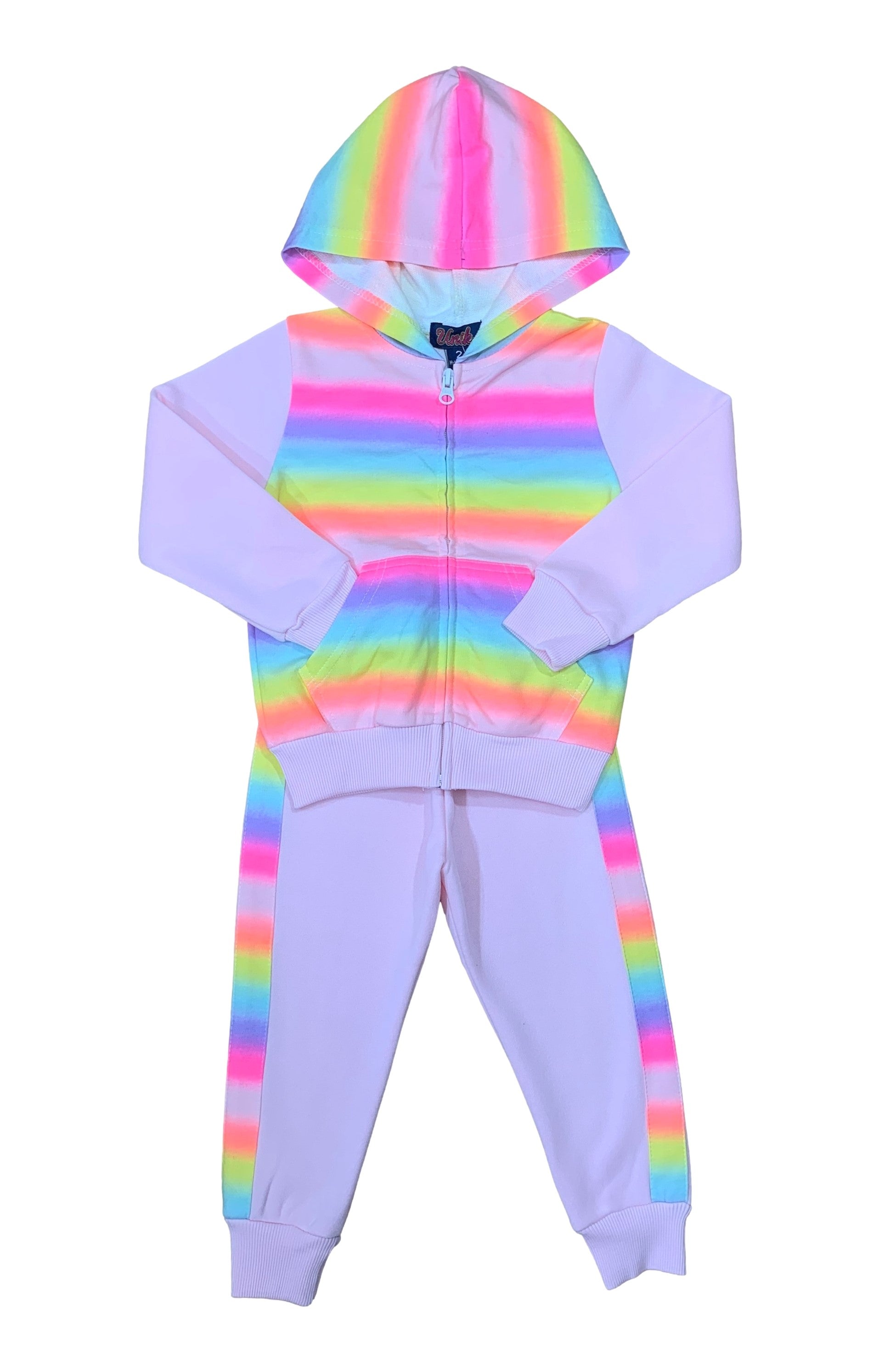 Tie Dye Fleece Tracksuit Set Dream River GW2109